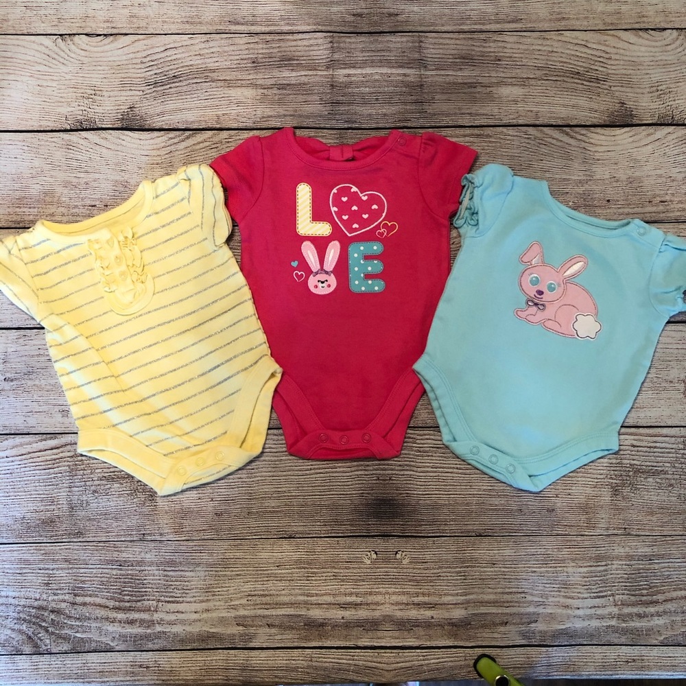 (20% OFF 4+) A56 - Garanimals infant girls rompers